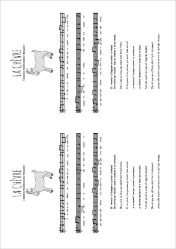 La chêvre Partition gratuite